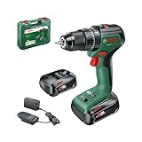 Bosch Home and Garden UniversalImpact 18V-60 Perceuse-visseuse à percussion sans fil avec 2 batteries et système 18 V